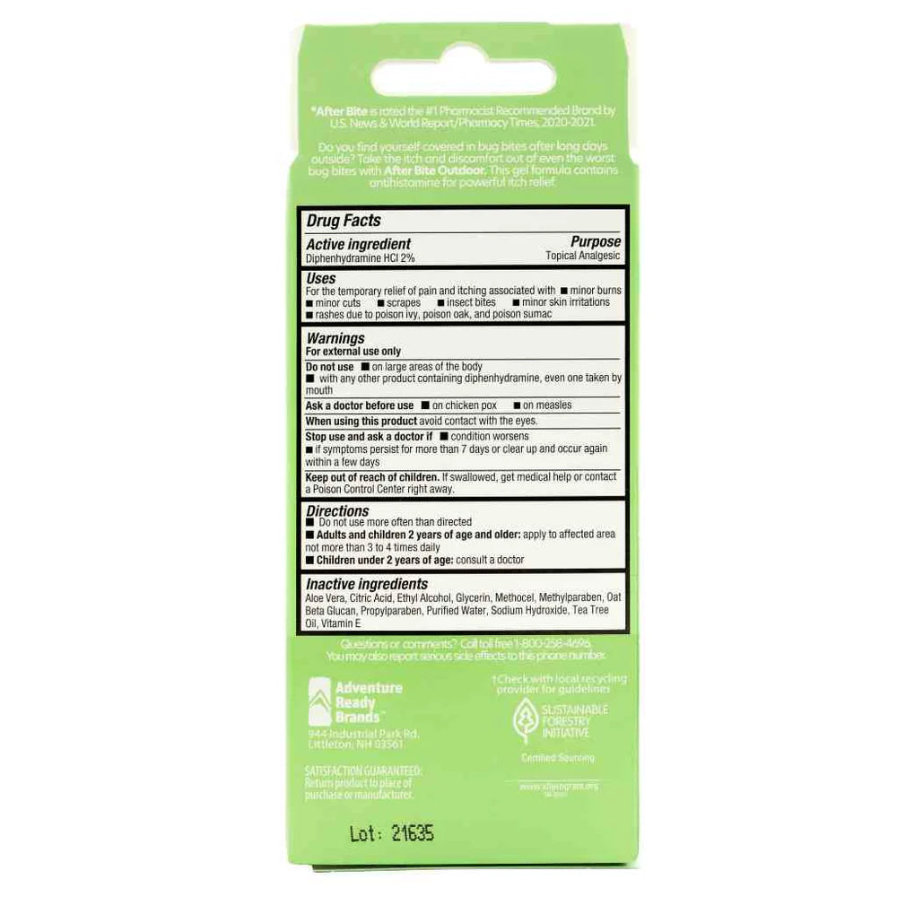 After Bite Outdoor Insect Bite Relief